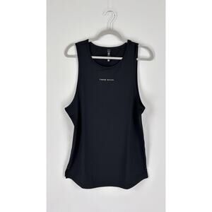 Three Nails Pro Tech Tank Top Black Mens Medium New Athletic Jesus Christian
